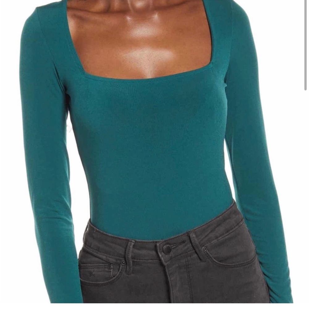 Leith long sleeve square bodysuit